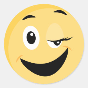School Sticker with Face Emoji