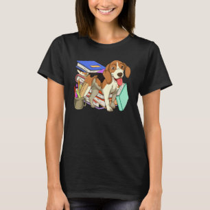 School Student Dog Owner Pet Animal Dog Cute Beag T-Shirt