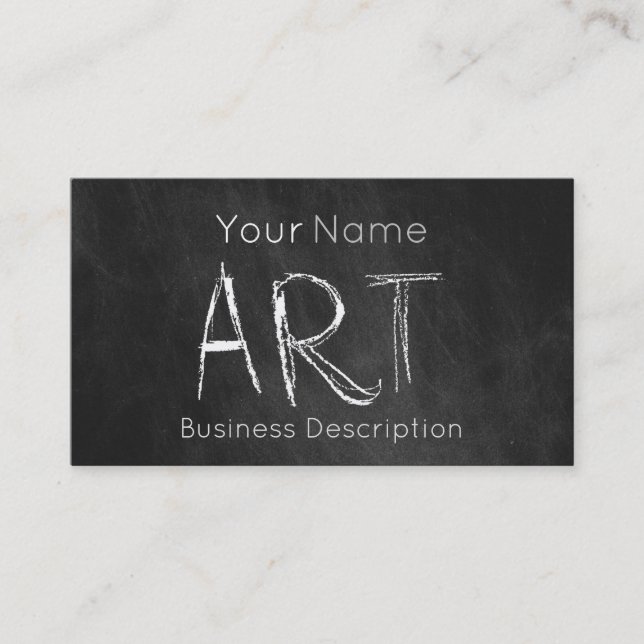 School subject Business Card (Front)