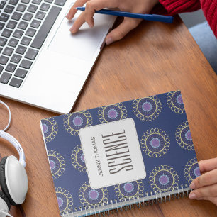 School Subject Student Name Personalized Notebook