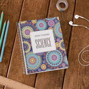 School Subject Student Personalized Notebook