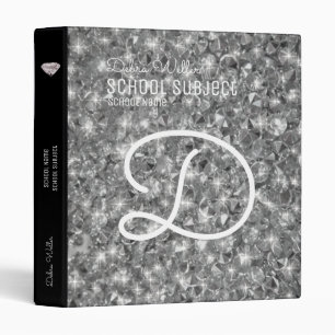 school subjects shine like a diamond binder