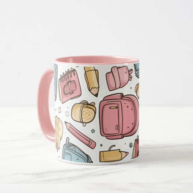 school supplies coffee mug (Devant gauche)