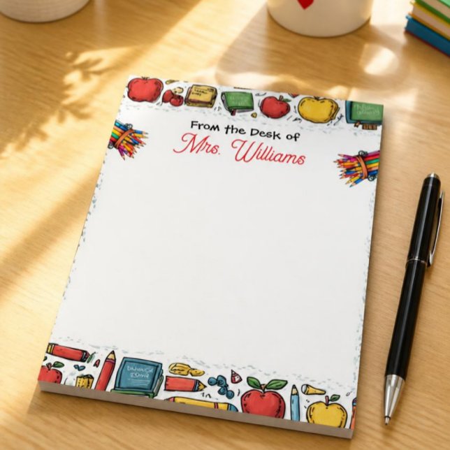 School Supplies Teacher's  Letterhead (Creator Uploaded)