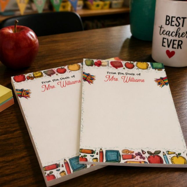 School Supplies Teacher's  Letterhead (Creator Uploaded)
