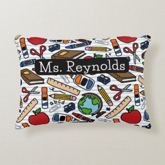 School Teacher Accent Pillow