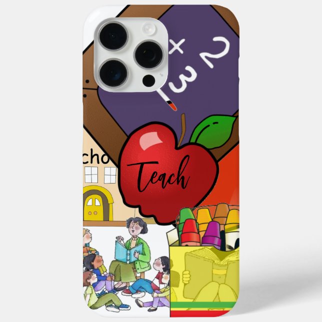 School Teacher  Case-Mate iPhone Case (Back)