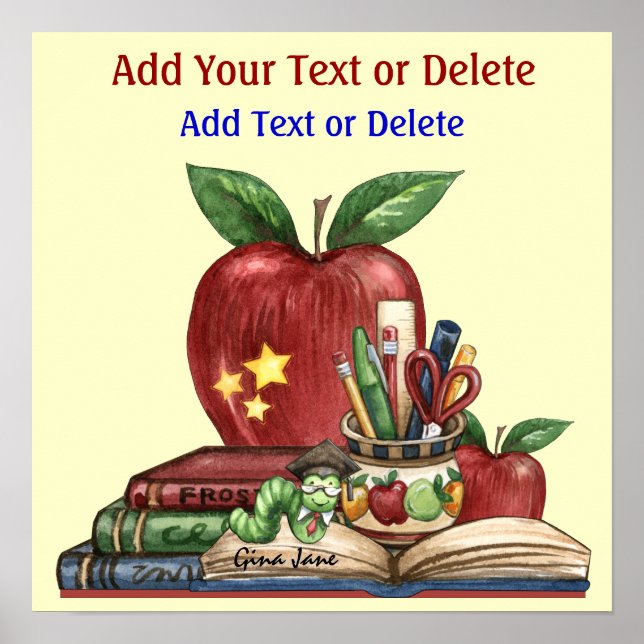 School / Teacher / Classroom Poster - SRF (Front)