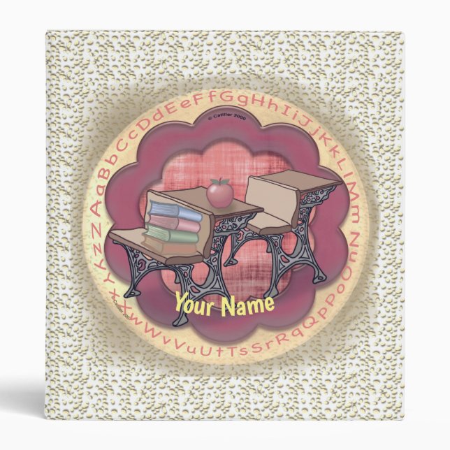 School Teacher Desk Binder (Front)