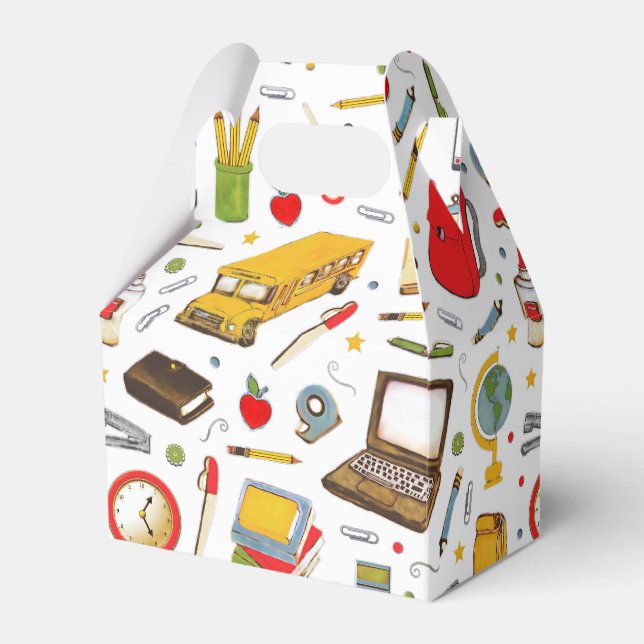 School Teacher Favor Box (Front Side)
