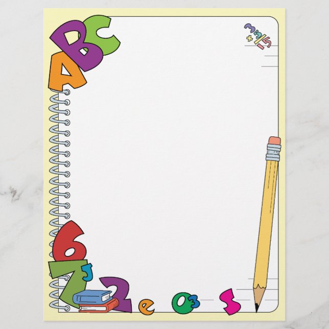 School Teacher Letterhead (Front)