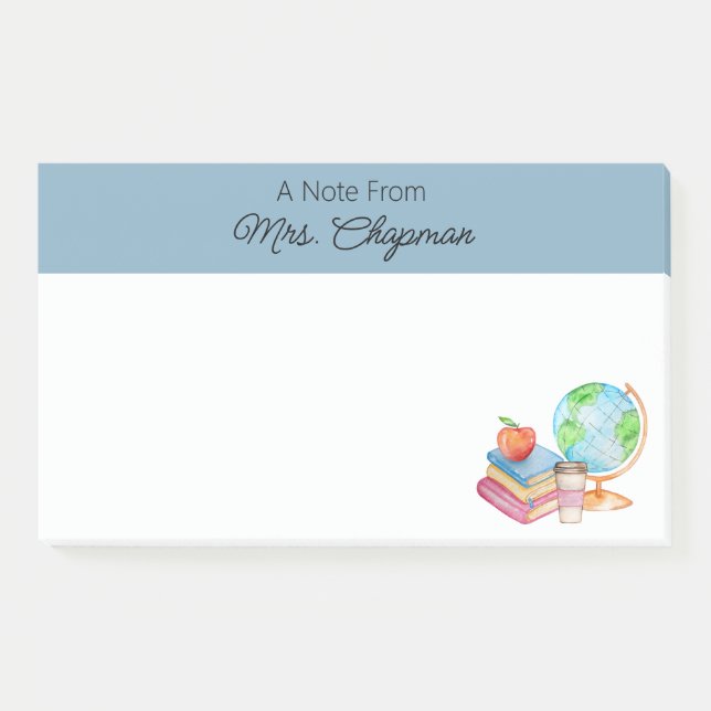 School Teacher Post-it Notes (Front)