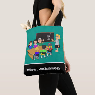 School  Teacher Student Classroom Tote Bag