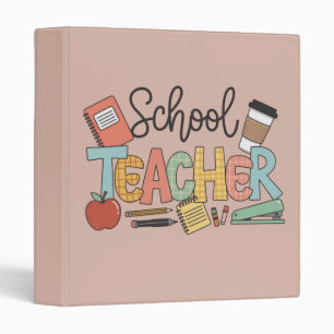 School Teacher Teaching Future Leaders Gifts Binder