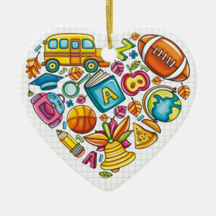 School Teacher - Thank You Ceramic Ornament