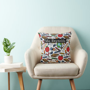 School Teacher Throw Pillow