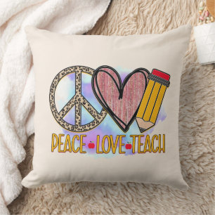 School Teacher Throw Pillow