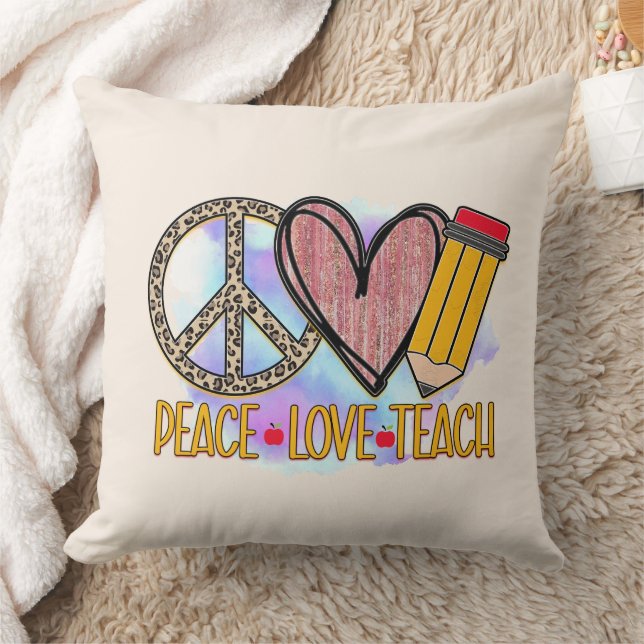 School Teacher Throw Pillow (Blanket)
