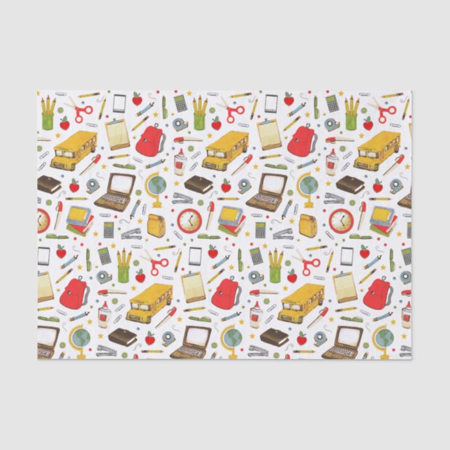 School Teacher Tissue Paper (Front)