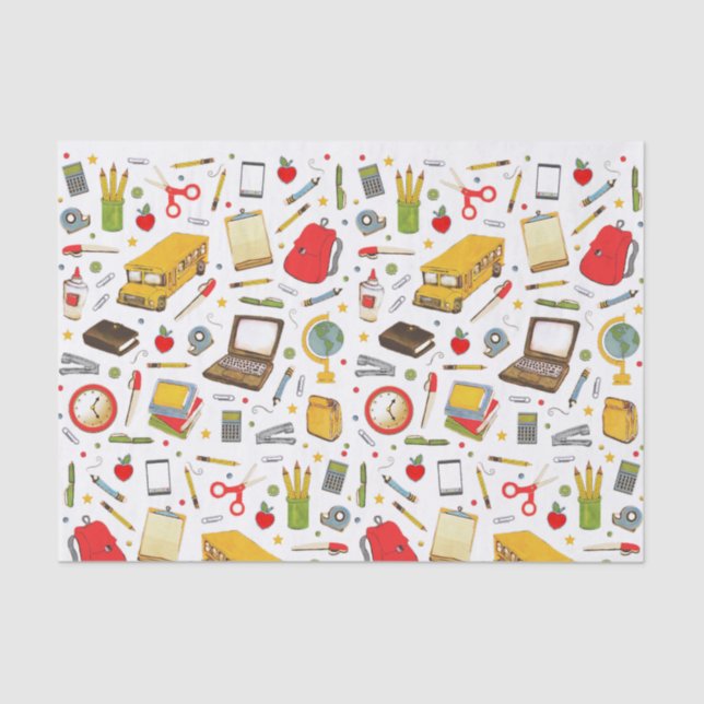 School Teacher Tissue Paper (Front)