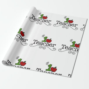 School Teacher Wrapping Paper