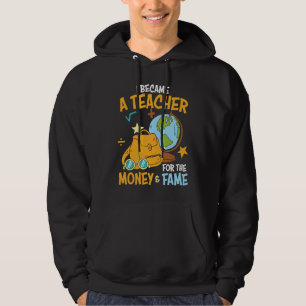 School Teachers Graphic Plus Size Humorous Hoodie
