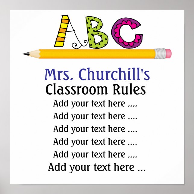 School Teacher's Poster - SRF (Front)