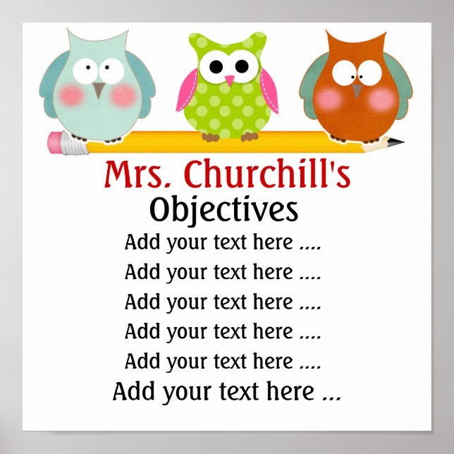 School Teacher's Poster - SRF (Front)