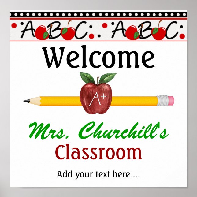 School Teacher's Poster - SRF (Front)