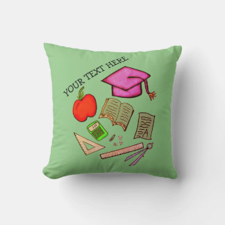 school throw pillow