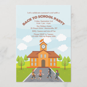 School Time Invitation