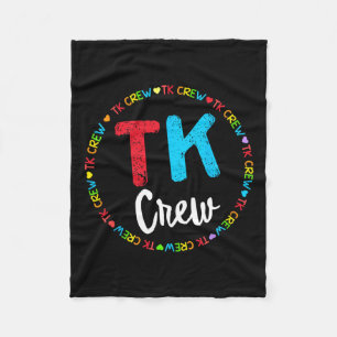 School Transitional Kindergarten Team Tk Crew Fleece Blanket