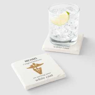 School Veterinary White Coat Ceremony Stone Coaster
