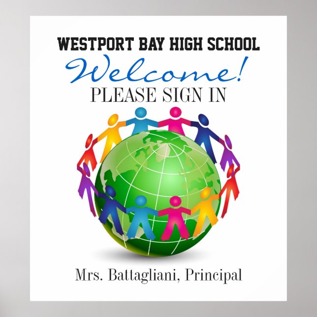School Welcome Poster (Front)
