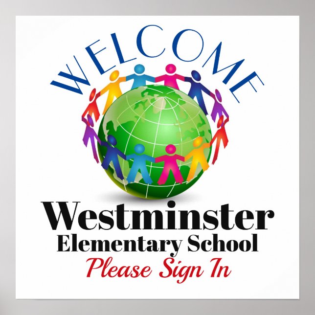 School Welcome - SRF Poster (Front)
