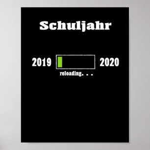 School Year Loading Bar  Poster