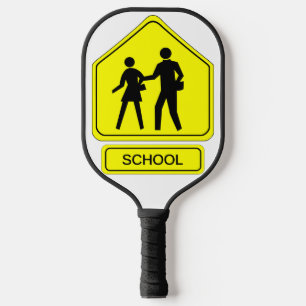 School Zone Pickleball Paddle