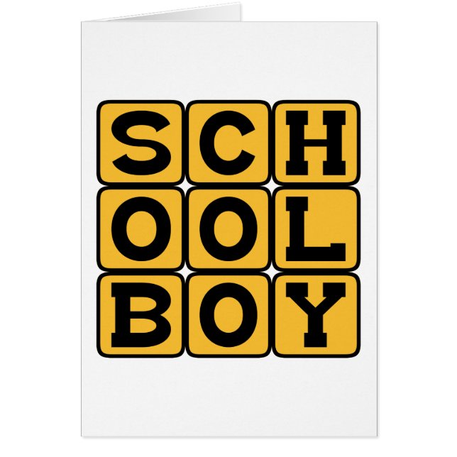 Schoolboy, Male Student