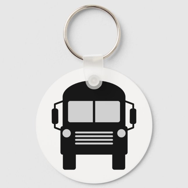 schoolbus icon keychain (Front)
