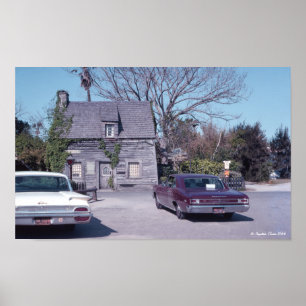 Schoolhouse St. Augustine Florida Poster