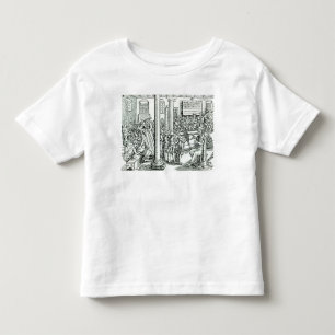 Schoolroom scene in Tudor times Toddler T-shirt