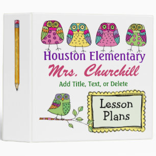 School's a Hoot - OWL Binder