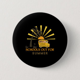 Schools Out For Summer- Happy Kids 2 Inch Round Button