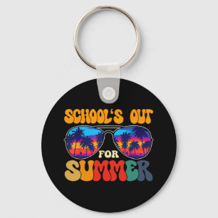 Schools Out For Summer Last Day Of School Teacher Keychain