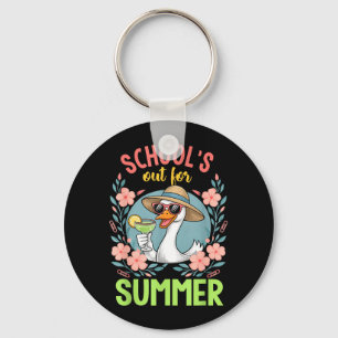 Schools Out for Summer Teacher Last Day of School Keychain