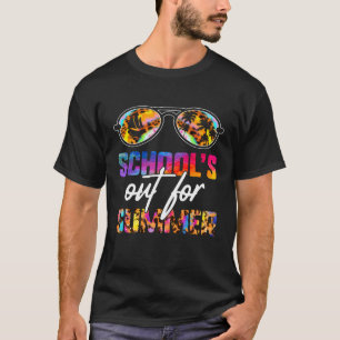 School's Out For Summer Teacher Vacation Leopard T T-Shirt