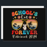 Schools Out Forever Retired Teacher Last Day 2024 Letterhead<br><div class="desc">Schools Out Forever Retired Teacher Last Day 2024</div>