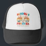 Schools Out Forever Retired Teacher Last Day 2024 Trucker Hat<br><div class="desc">Schools Out Forever Retired Teacher Last Day 2024</div>