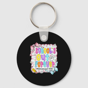 School's out forever retirement 2026 retired keychain