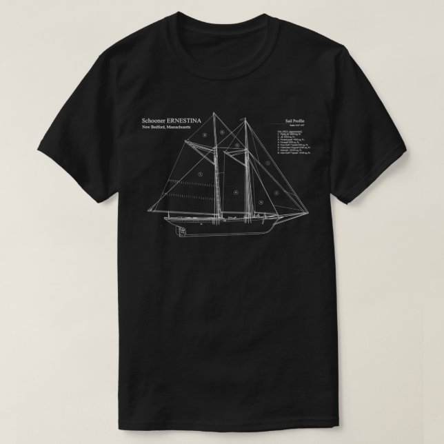 Schooner 1894 2 T-Shirt (Design Front)